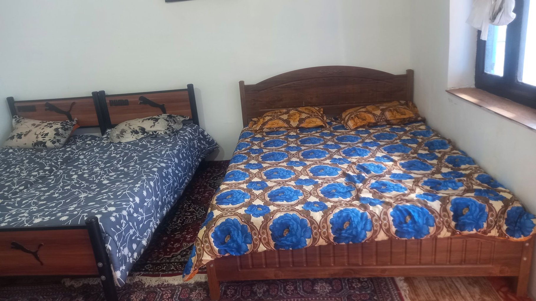 دوخوابه جنگلی چوبی بری