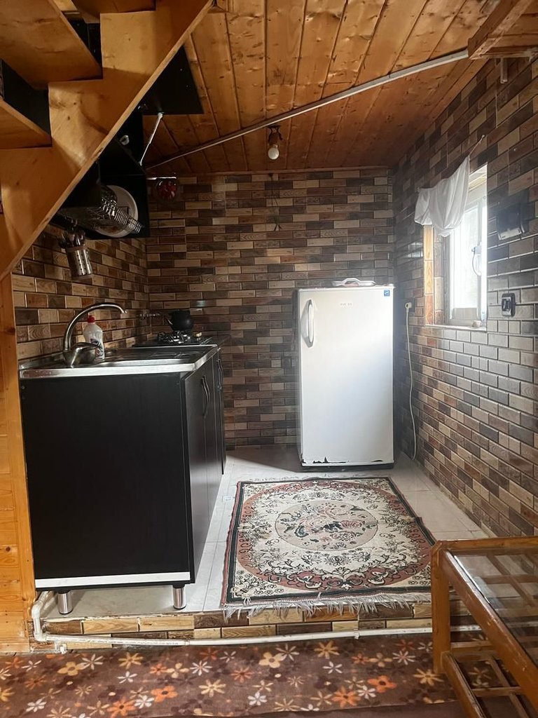 کلبه دوخوابه جنگلی جکوزی دار صفری