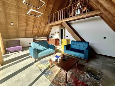 کلبه دوخوابه سوئیسی گاردن ویلا 1