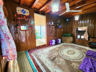 کلبه یک خوابه چوبی هفت آبشار