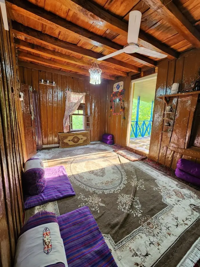 کلبه یک خوابه چوبی هفت آبشار