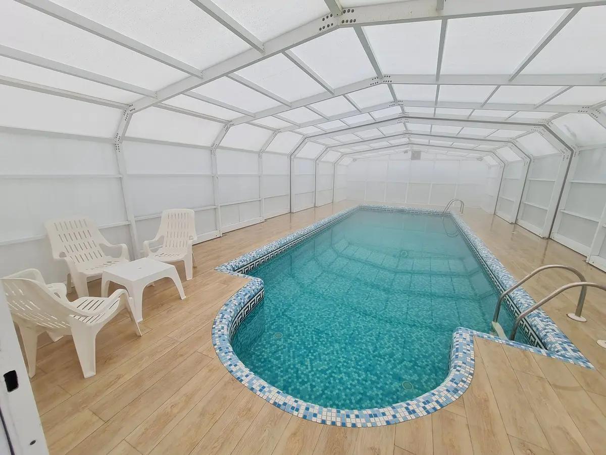 ویلا دوخوابه استخردار آبگرم شالیزار ۱ - استخر بزرگ