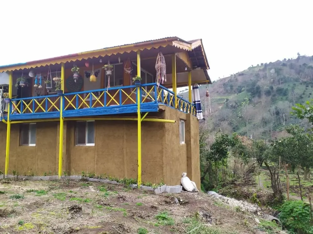 کلبه یک خوابه طبیعت سبز