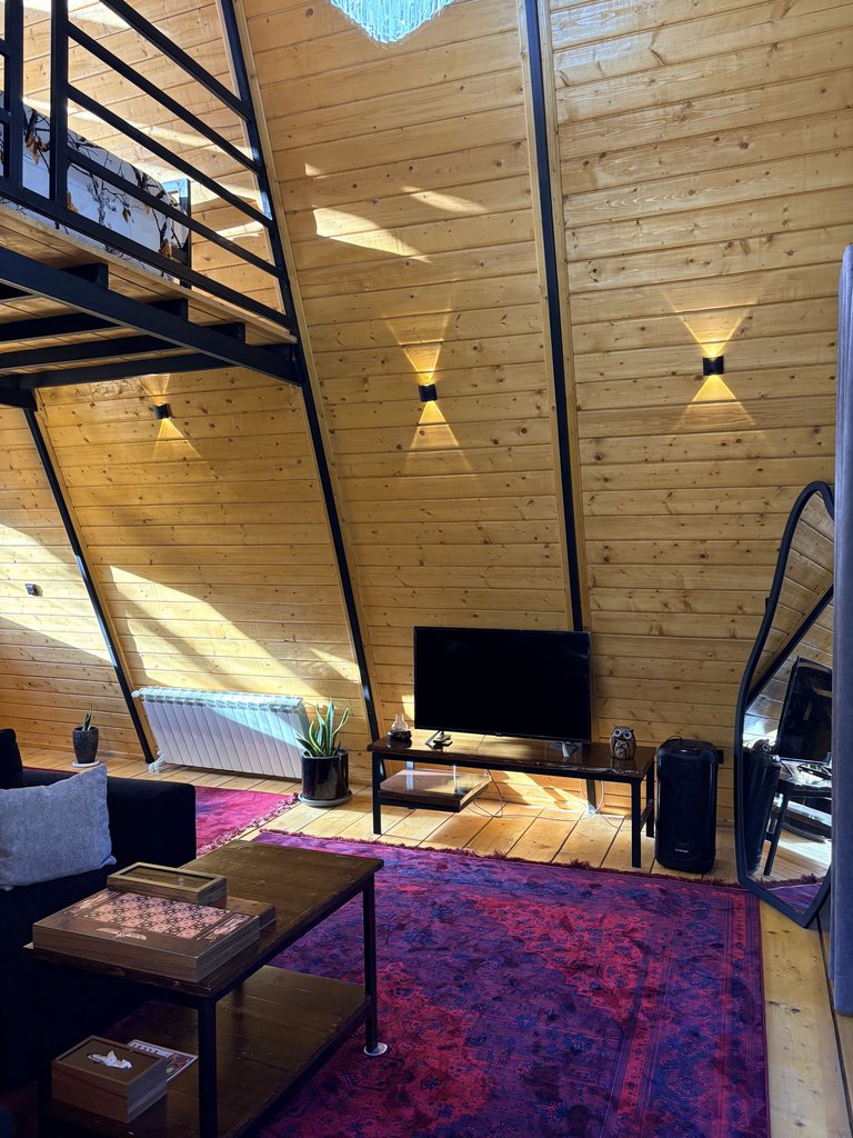 کلبه یک خوابه سوئیسی جکوزی دار والیوه