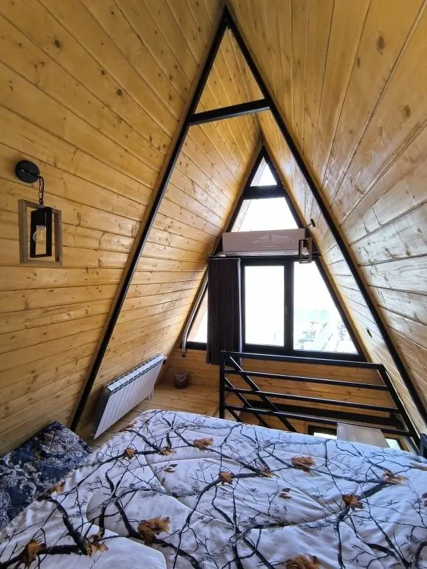 کلبه یک خوابه سوئیسی والیوه - اتاق خواب