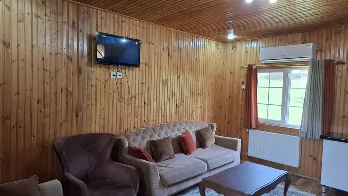 ویلا دوخوابه چوبی جنگلی یعقوبی 2 - پذیرایی