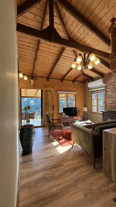 کلبه یک خوابه جکوزی دار جنگلی دهلی