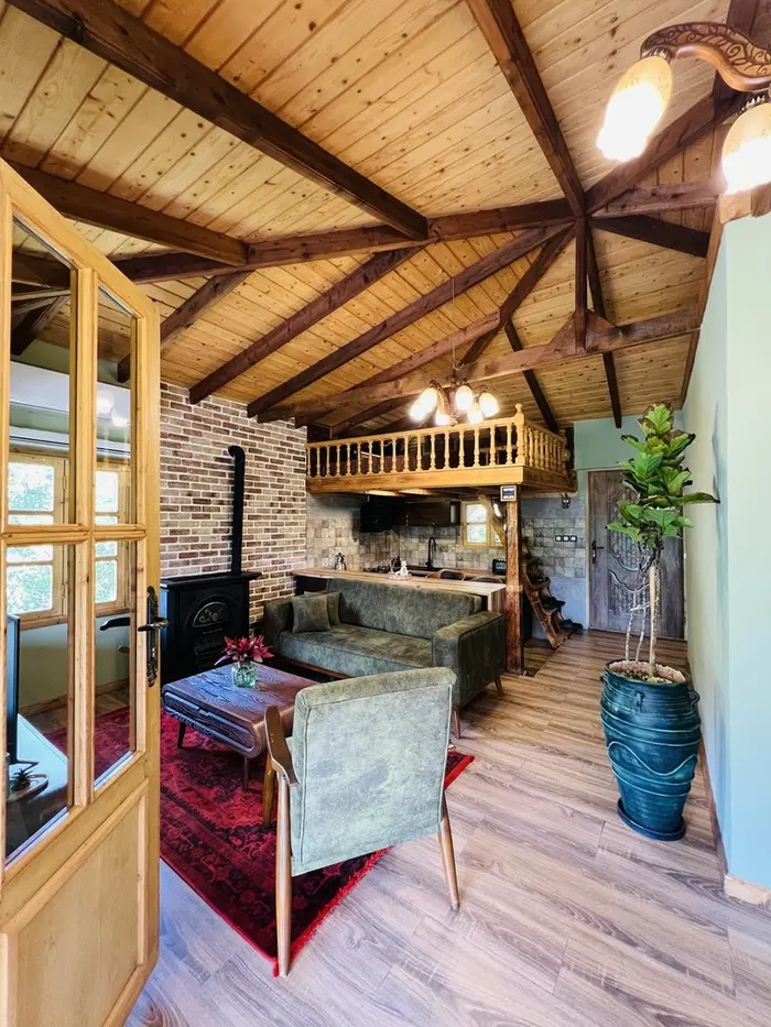 کلبه یک خوابه جکوزی دار جنگلی دهلی