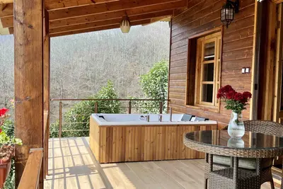 کلبه یک خوابه جکوزی دار جنگلی دهلی