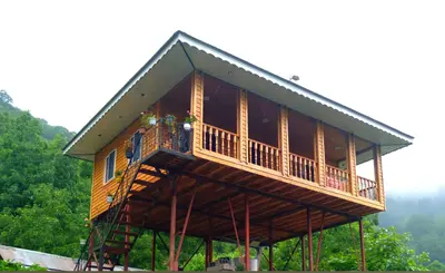 کلبه دوخوابه جنگلی اسب ریسه