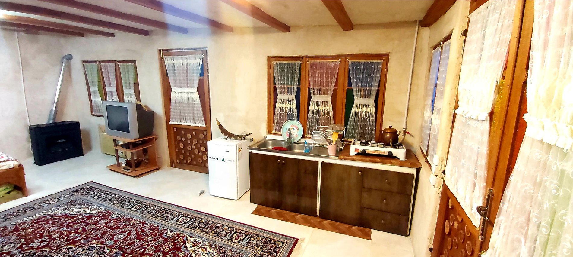 کلبه فلت دهکده ۵ - نمای داخلی کلبه دهکده ۵