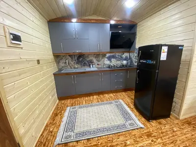 کلبه دوخوابه چوبی پارادایس