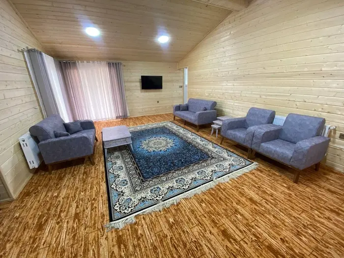 کلبه دوخوابه چوبی پارادایس