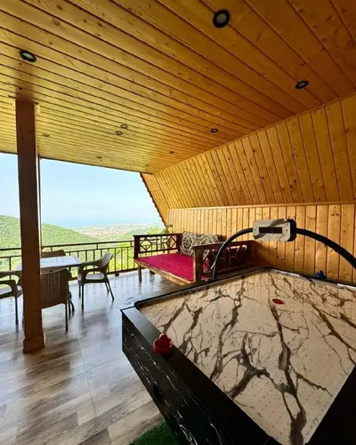 کلبه دوخوابه جکوزی دار جنگلی یاقوت