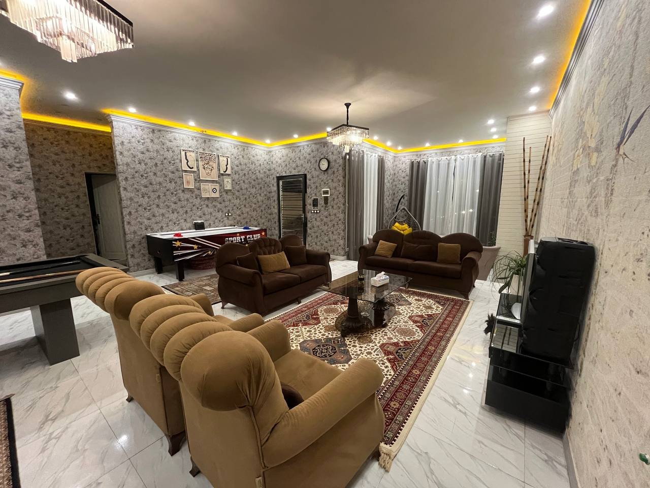 ویلا دوخوابه استخردار باغ گندم