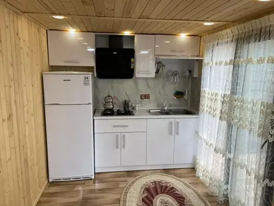 کلبه دوخوابه چوبی دارافکن