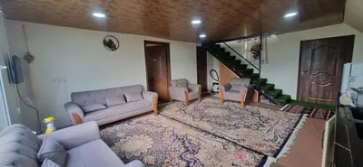 کلبه دوخوابه سوئیسی جکوزی دار دم زنون