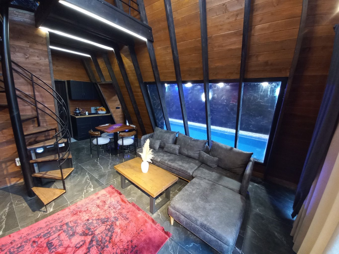 دوخوابه سوئیسی استخردار آبگرم آسو