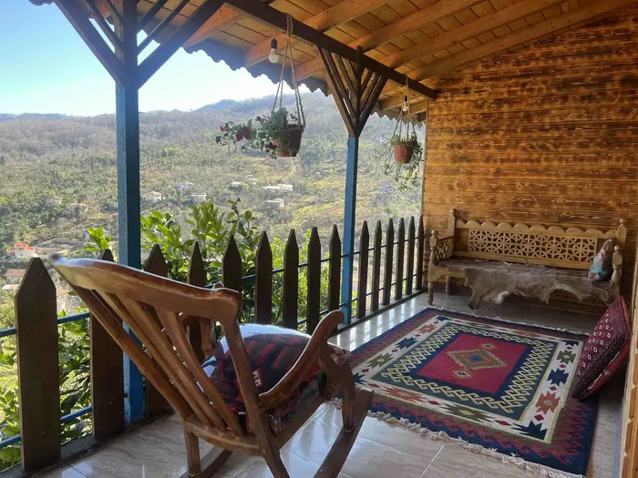 کلبه یک خوابه چوبی ماه عسل