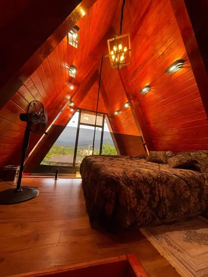 کلبه یک خوابه جنگلی کلهو - اتاق خواب