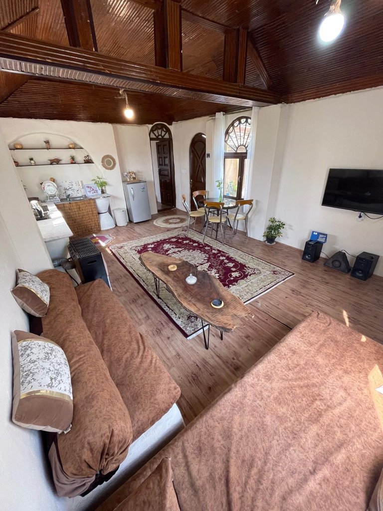 کلبه یک خوابه دهکده شفیق - محیط داخلی