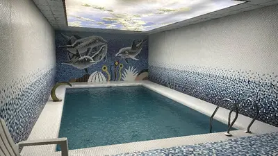 ویلا چهارخوابه استخردار برکه ماهی