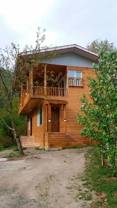 ویلا دوخوابه چوبی دوبلکس سرچشمه ۱