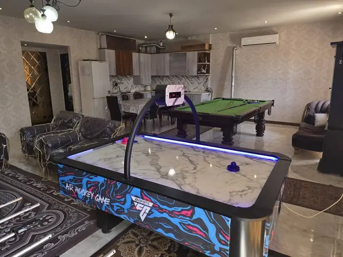 ویلا دوخوابه استخردار آبگرم باغستان 5 - ایر هاکی فوتبال دستی بیلیارد