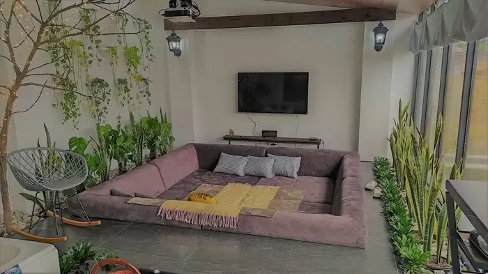 ویلا فلت جنگلی گل خانه - نشیمن و فضای خواب