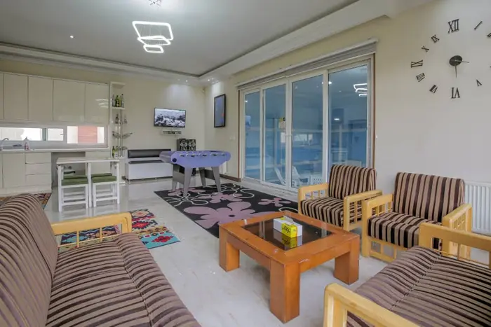 ویلا دوخوابه استخردار آبگرم پژوهش -    