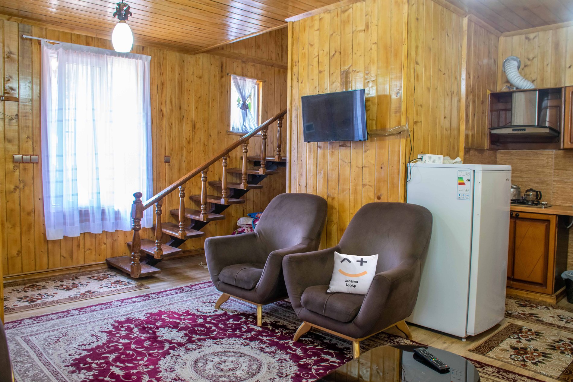 دوخوابه دوبلکس چوبی آریانا