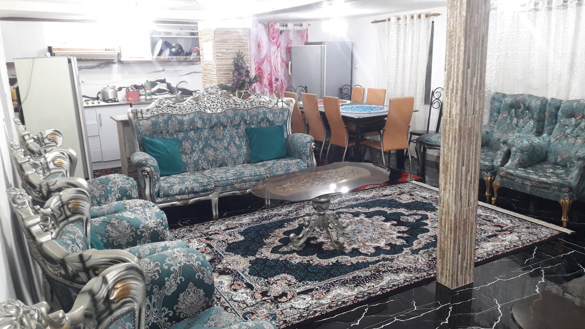 ویلا چهارخوابه استخردار آبگرم شاهان