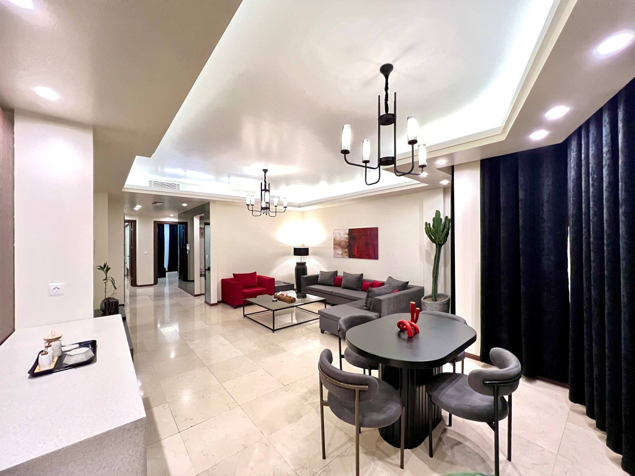 آپارتمان دوخوابه الهیه واحد 5 فرشته