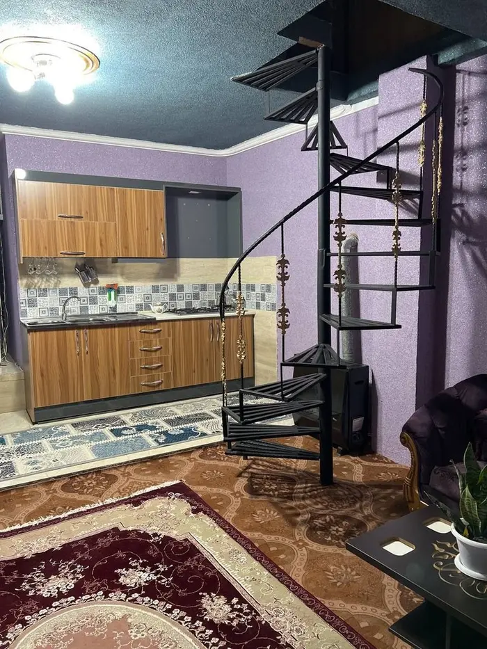 کلبه دوخوابه چوبی سیاهمرد - آشپزخانه 