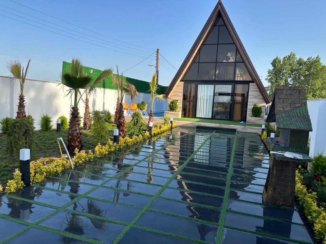 کلبه سه خوابه استخردار آبگرم حاجی کلا