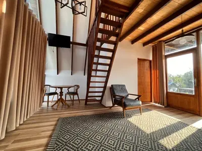 کلبه یک خوابه جنگلی دوبلکس تیامو افرا