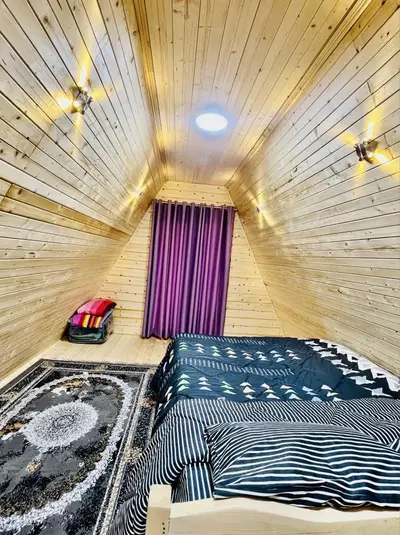 کلبه یک خوابه سوئیسی جکوزی دار بهشت پدری 1