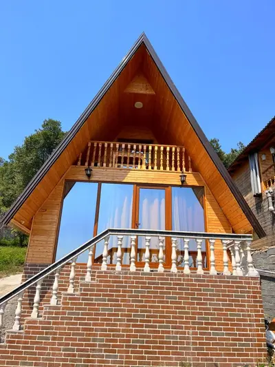 کلبه یک خوابه سوئیسی جکوزی دار بهشت پدری 1