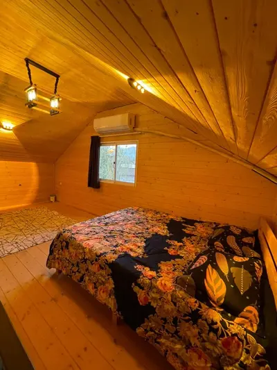 کلبه یک خوابه چوبی جکوزی دار بهشت پدری واحد وَند