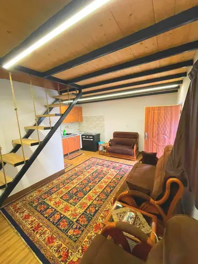 کلبه یک خوابه چوبی جکوزی دار بهشت پدری واحد وَند