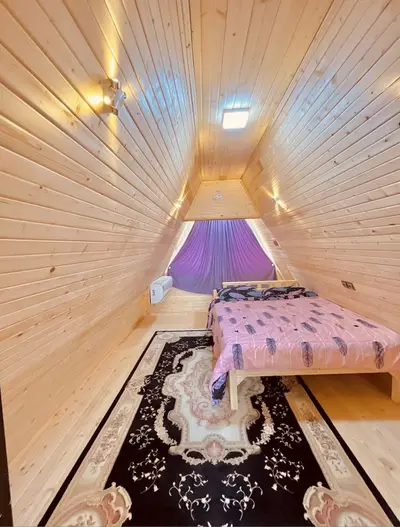 کلبه یک خوابه سوئیسی جکوزی دار بهشت پدری ۲