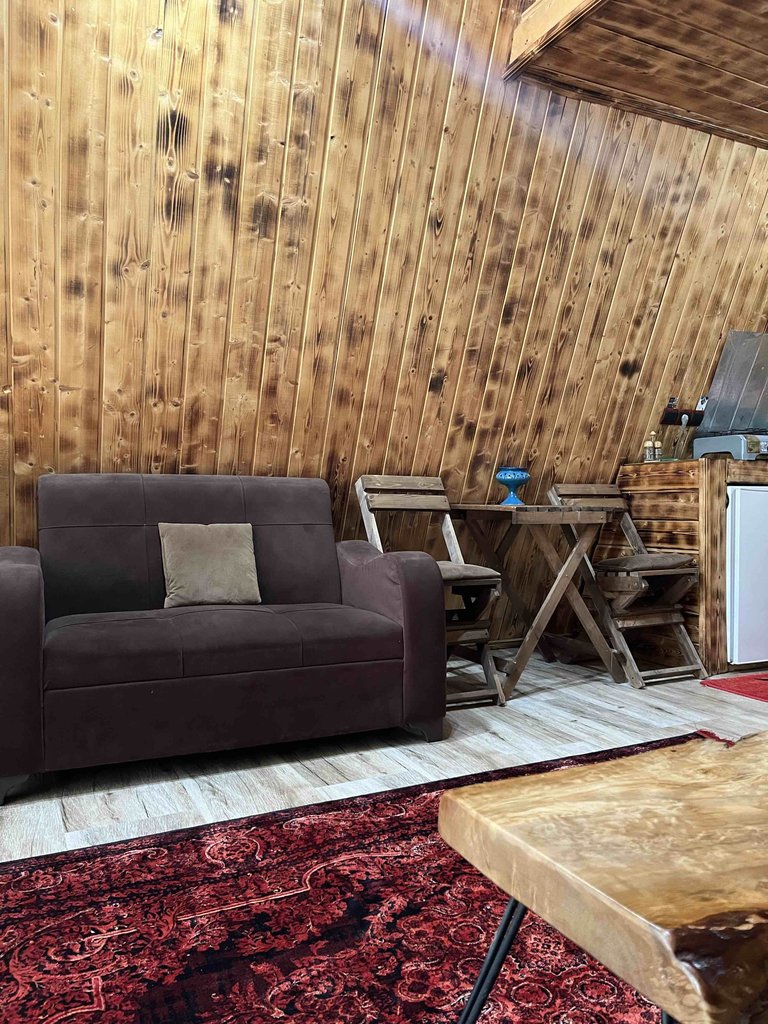 کلبه یک خوابه سوئیسی آریامن - ميز ناهار خورى