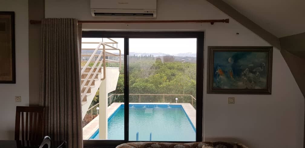 ویلا سه خوابه استخردار آبگرم چشم انداز باغ 3