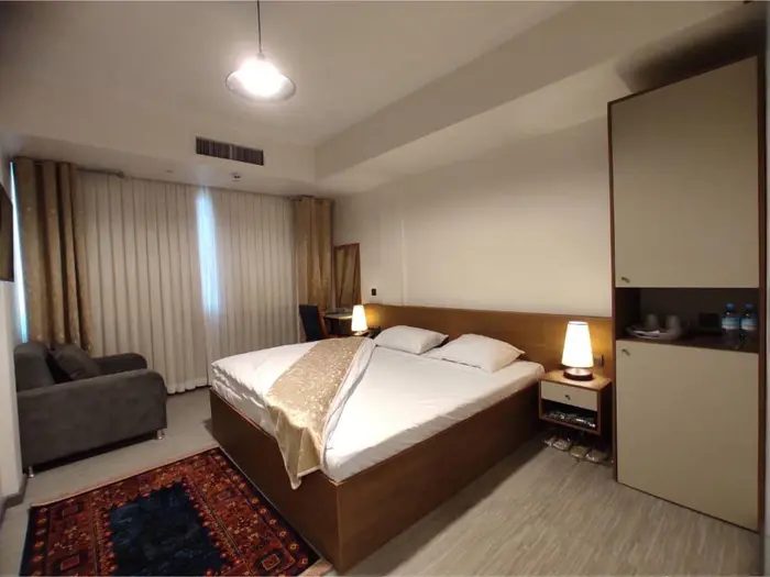 مسافرخانه شهریارنوین واحد دوتخته کینگ ۳ کارگر جنوبی