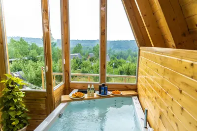 کلبه فلت سوئیسی فانوس - واحد vip 1