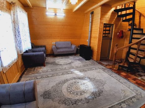 کلبه یک خوابه چوبی جکوزی دار زال