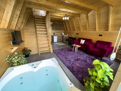 کلبه فلت سوئیسی فانوس واحد vip ۳