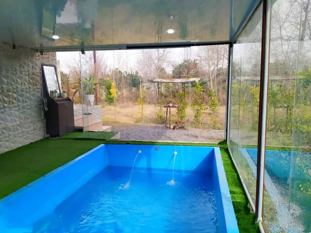 کلبه یک خوابه جنگلی استخردار آبگرم کلاره