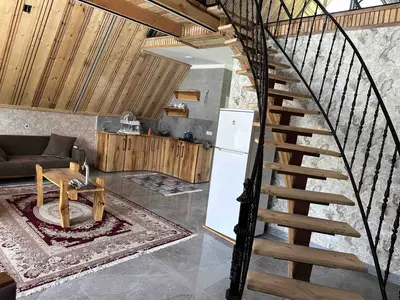 کلبه دوخوابه استخردار آبگرم باغ فردوس ۵۵