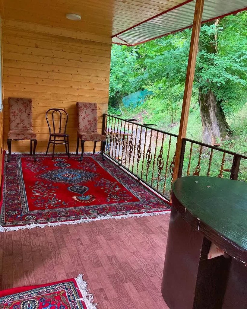 کلبه دوخوابه چوبی دوبلکس میلاد